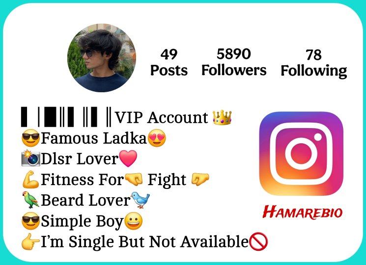 Instagaram Bio For Boys