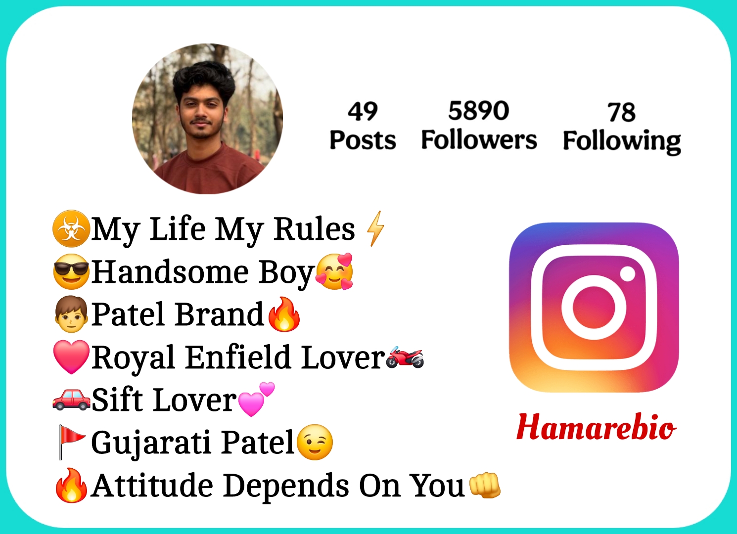 Patel Bio For Instagaram 
