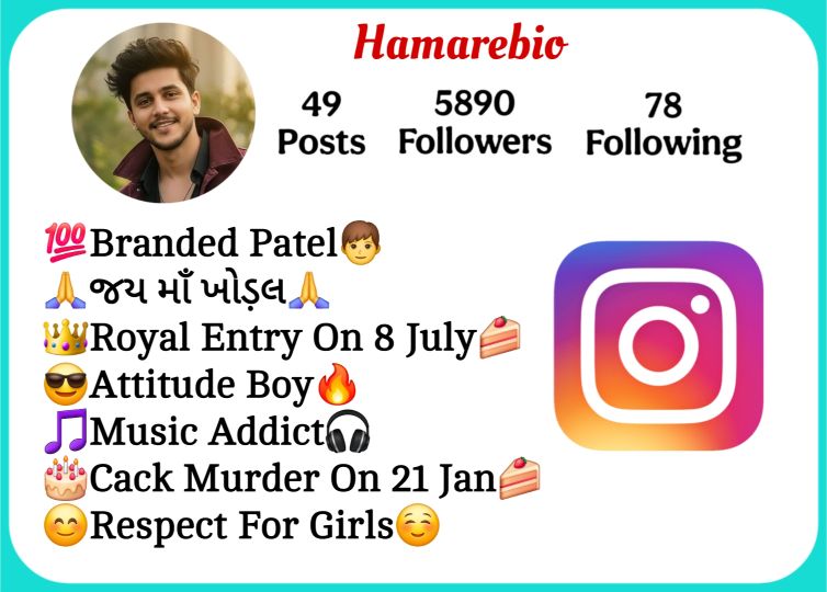 Patel Bio For Instagram 